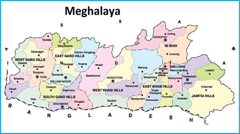 Districts, Tahsil/Mandal and Villages in Meghalaya – gazeis