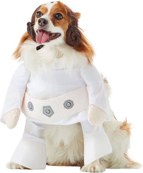 RUBIE'S COSTUME COMPANY Princess Leia Dog & Cat Costume, Medium - Chewy.com