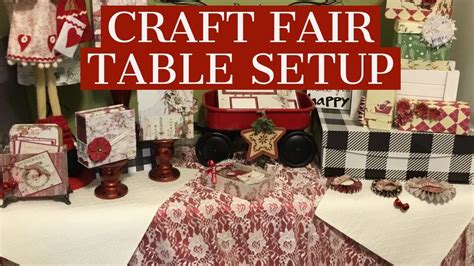 HOW I SETUP MY CRAFT FAIR TABLE - HAVE A LOOK - YouTube | Craft fair table, Craft fairs, Crafts