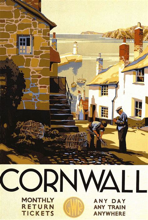 Sir Brian Caldwell Cook Batsford (1910-1946) - Cornwall (Railway Poster ...