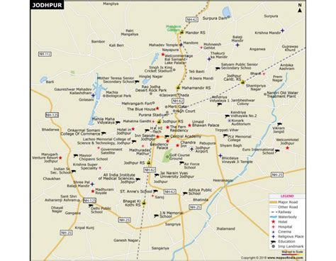 Buy Jodhpur City Map online