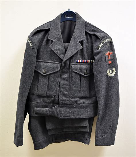 An RAF Royal Observer Corps No.2 Dress N.P uniform, dated 1964, comprising jacket (size 10) and t