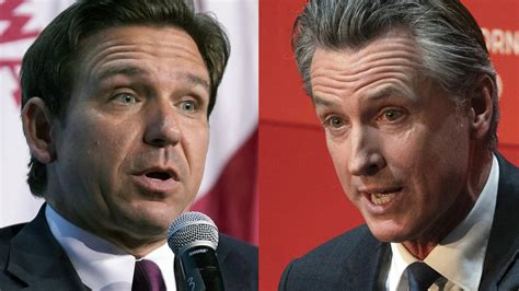 Why Ron DeSantis and Gavin Newsom are facing off in a Fox News event in ...