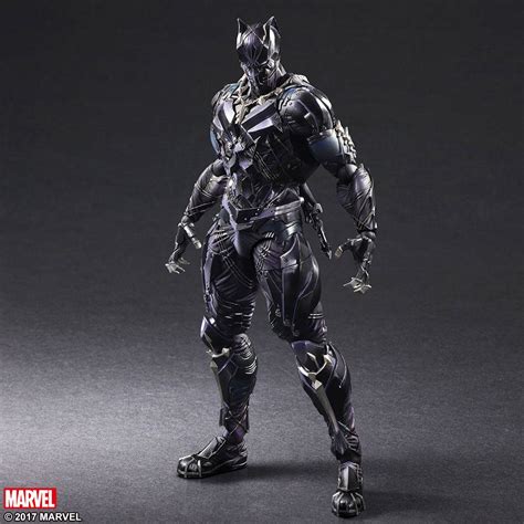 Black Panther Action Figure Play Arts Kai, Marvel Universe, 27 cm ...