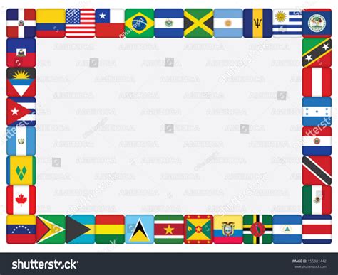 latin american flags banner