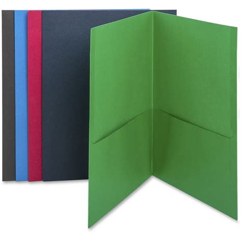 Business Source, BSN78502, Two-Pocket Folders, 25 / Box, Assorted - Walmart.com - Walmart.com