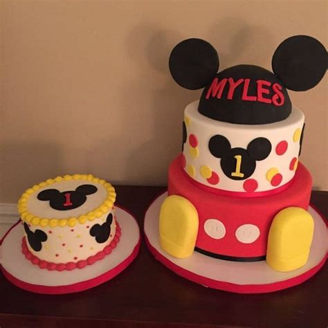 Mickey Mouse 1st Birthday Cake - Birthday Cake Images