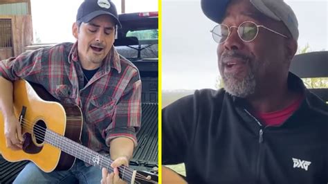 Brad Paisley & Darius Rucker Perform Virtual "Mud On The Tires ...