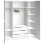 Full Height Simple White Wardrobes & Drawers from Roundhouse Design – dekorationcity.com