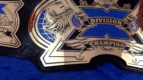 TNA X Division Championship belt by Wildcat Belts - YouTube