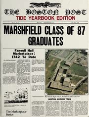 Marshfield High School - Tide Yearbook (Marshfield, MA), Covers 1 - 15