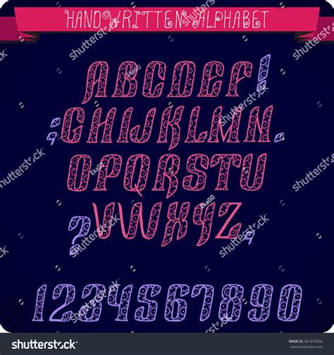 Abc Concept Typography Design Alphabet Vector Stock Vector (Royalty ...