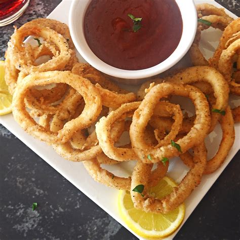 Crispy Fried Calamari | Amira's Pantry