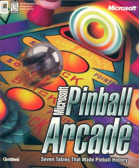 Microsoft Pinball Arcade (1998) Windows box cover art - MobyGames