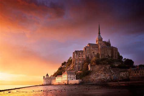 Mont Saint Michel Wallpaper, HD City 4K Wallpapers, Images and ...