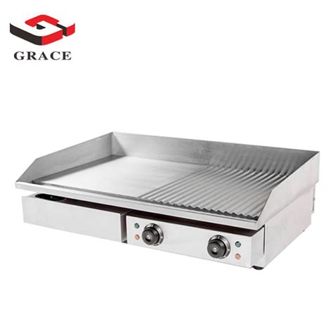 Commercial Stainless Steel Electric Flat Grill Griddle Plate