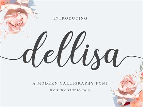 Dellisa Free Modern Calligraphy Font by Mika Jalilo on Dribbble