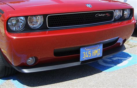 Front License Plate Bracket | Dodge Challenger Forum