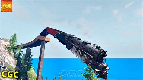 Train crashes #5 BeamNG Drive - YouTube