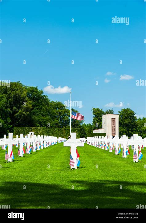 Luxembourg American Cemetery and Memorial Stock Photo - Alamy