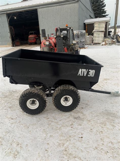 ATV Dump Trailer Black | Kevin Kidd Equipment. Agriculture Equipment in ...