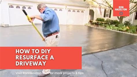 How to DIY Resurface a Driveway - YouTube