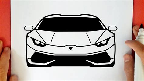 HOW TO DRAW A LAMBORGHINI HURACAN - YouTube