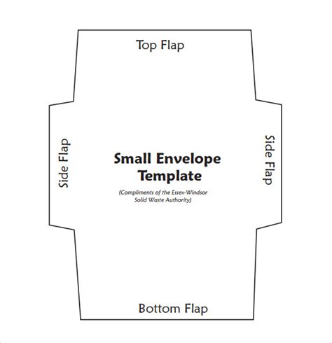 FREE 7+ Sample Small Envelope Templates in PDF | MS Word