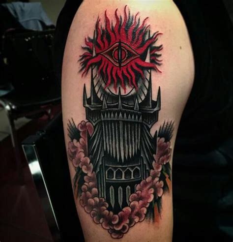 Tower of Sauron by Heather Bailey (@ cathedraloftears) | Lord of the rings tattoo, Traditonal ...