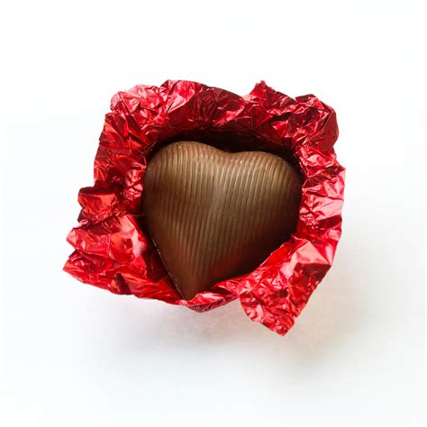 Red Foiled Milk Chocolate Hearts • Chocolate Candy Delights • Bulk ...