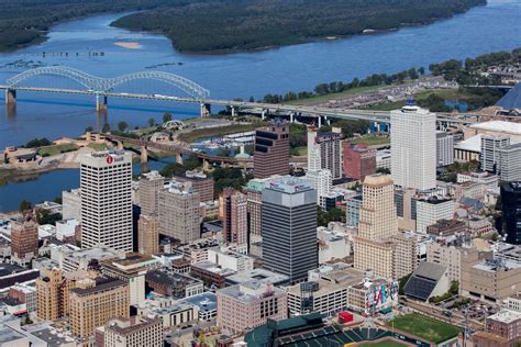 Aerial Downtown Memphis - Video Production Memphis