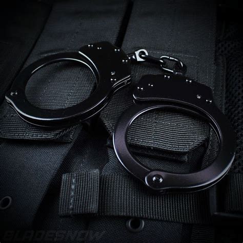 High Quality Handcuffs Black Double Locking | Handcuffs, Badass ...