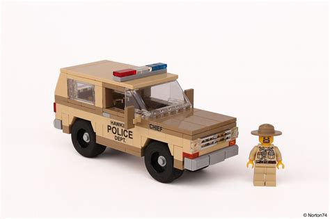 Sheriff Hopper's Chevrolet Blazer K5 | Cool lego creations, Cool lego, Lego city fire truck