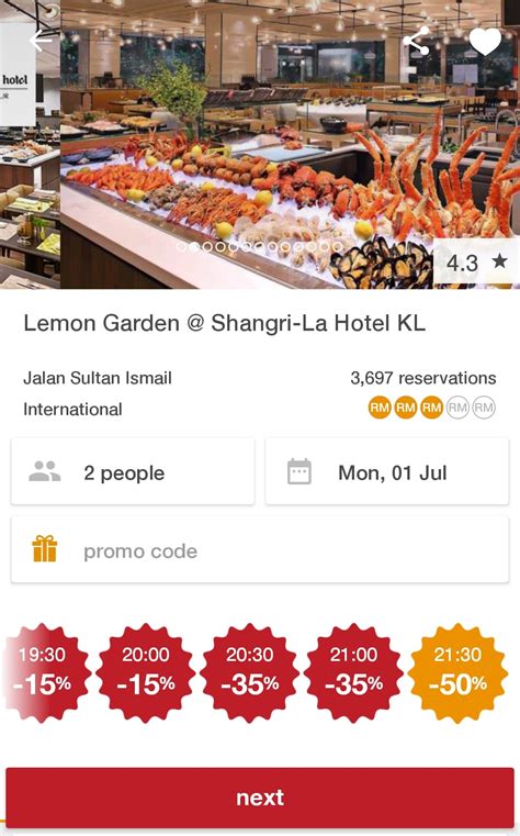 KL’s Shangri-La Hotel Is Having 50% Off For Lunch And Dinner Buffet