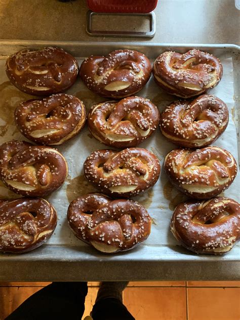 Pretzels with lye. : r/Baking