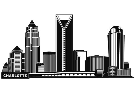 charlotte skyline silhouette - Google Search | Paint, Pens & Portraits | Pinterest | Charlotte ...