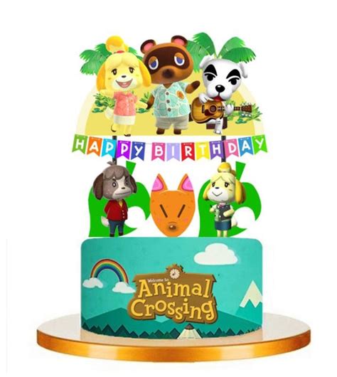 Animal Crossing happy birthday party decoration theme idea | Etsy