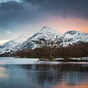 Sunset Mountain Glow Llyn Padarn Photograph by Christine Smart | Fine ...