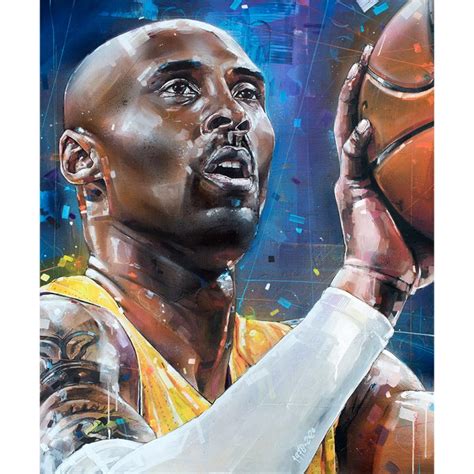 Kobe Bryant painting (100x120cm) – Jos Hoppenbrouwers art