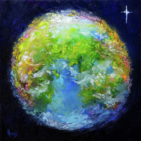 New Earth Painting by Mike Moyers - Pixels