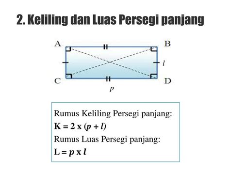 Hitunglah Luas Persegi Panjang Dalam X