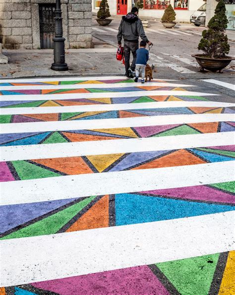 Madrid’s Crosswalks Turned Into Colorful Works Of Art By Bulgarian ...