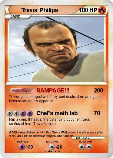 Pokémon Trevor Philips 14 14 - RAMPAGE!!! - My Pokemon Card