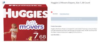 Huggies finally has size 7's | ADISC.org - The AB/DL/IC Support Community