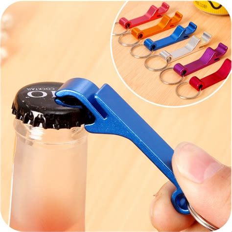 2020 Portable Beer Bottle Opener Keychain 4 In 1 Pocket Aluminum Beer Bottle Opener Can Wedding ...