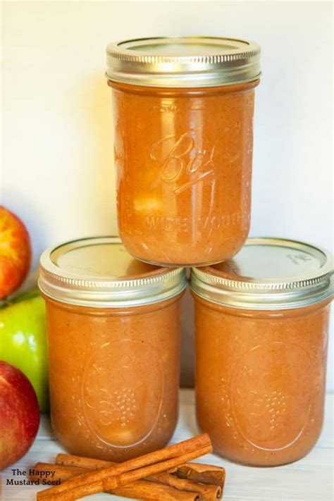 How To Make Applesauce (Canning Applesauce) - The Happy Mustard Seed