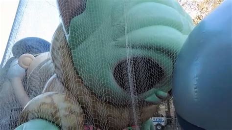 NYC Thanksgiving parade balloons prepped for flight - Good Morning America