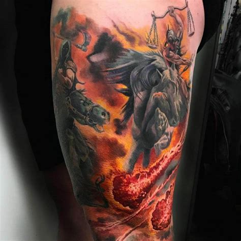 101 best 4 horsemen of the apocalypse tattoo ideas that will blow your ...