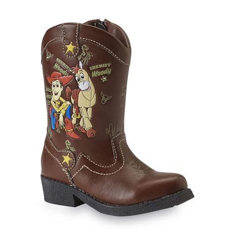 Disney-Pixar Toy Story Toddler Boy's Toy Story Brown Light-Up Cowboy Boot - Clothing, Shoes ...