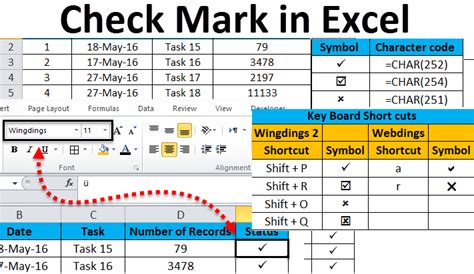 Top 10+ Make A Check Mark In Excel